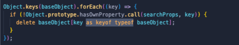 keyof typeof clause example
